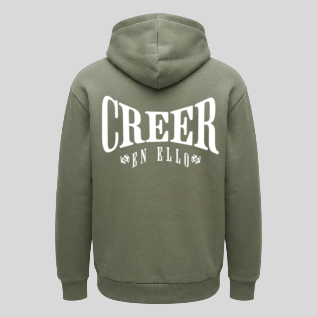 CREER EN ELLO - Hoodie Pale Olive
