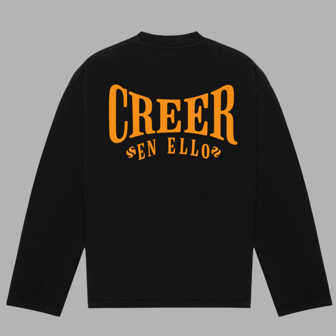 Kingsday Special- CREER EN ELLO - Longsleeve TEE Black