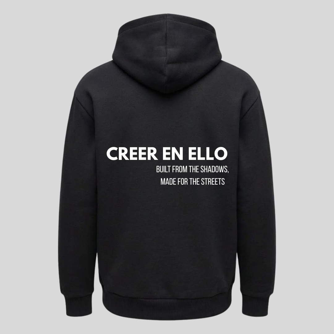 CEE X Build from the shadows - Zip Hoodie Black