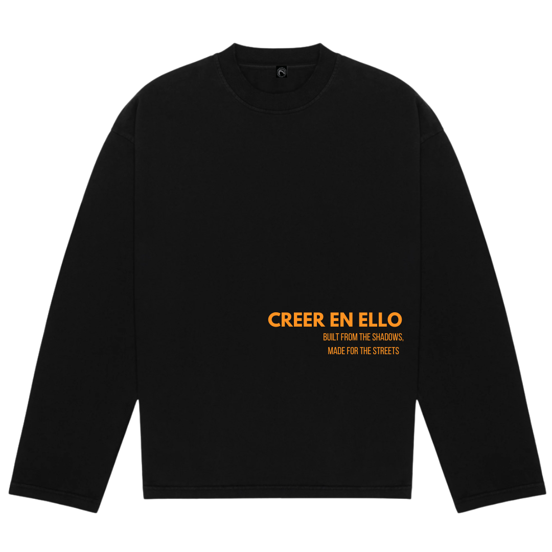 Kingsday Special - CEE X Build from the shadows - Longsleeve TEE Black