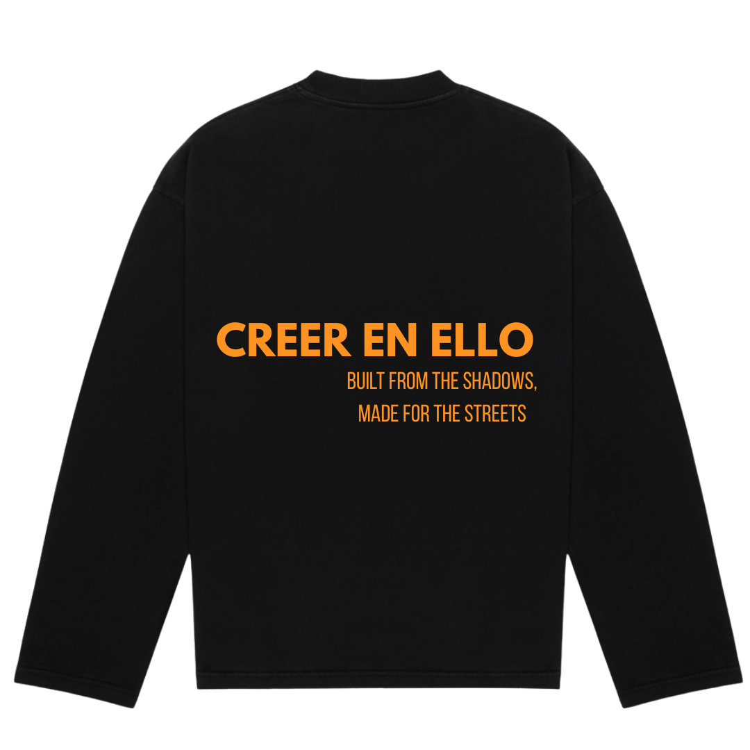 Kingsday Special - CEE X Build from the shadows - Longsleeve TEE Black