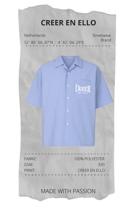 CREER EN ELLO - Boxy Shirt Light Blue
