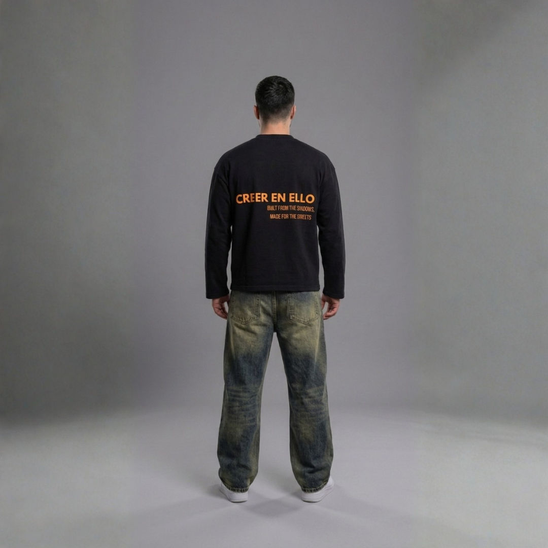 Kingsday Special - CEE X Build from the shadows - Longsleeve TEE Black