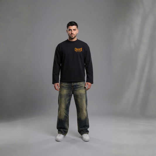 Kingsday Special- CREER EN ELLO - Longsleeve TEE Black
