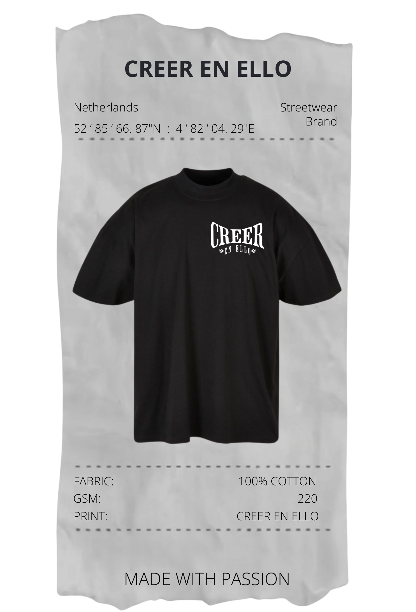 CREER EN ELLO - TEE Black