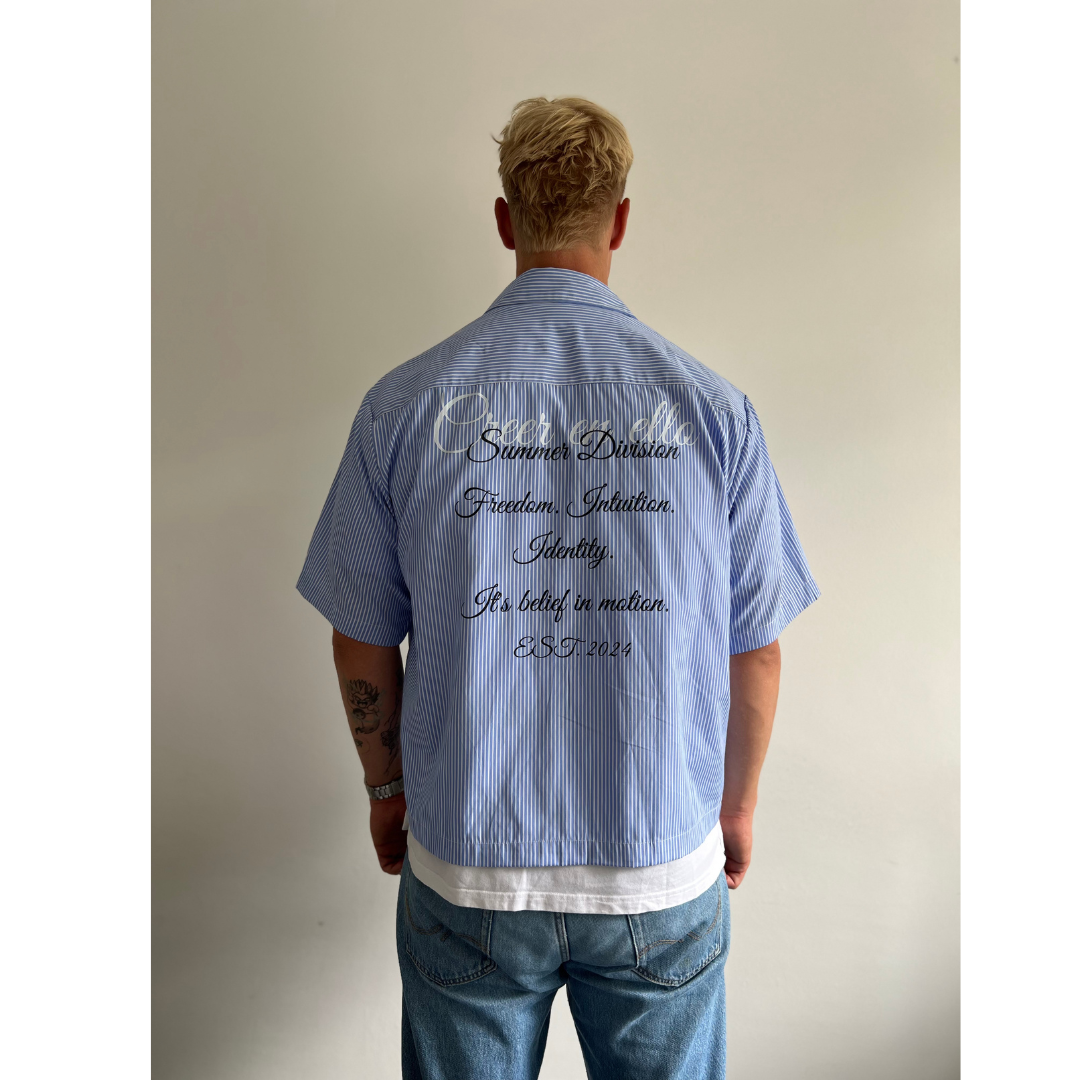 CEE X SUMMER DIVISION - Boxy Shirt Light Blue