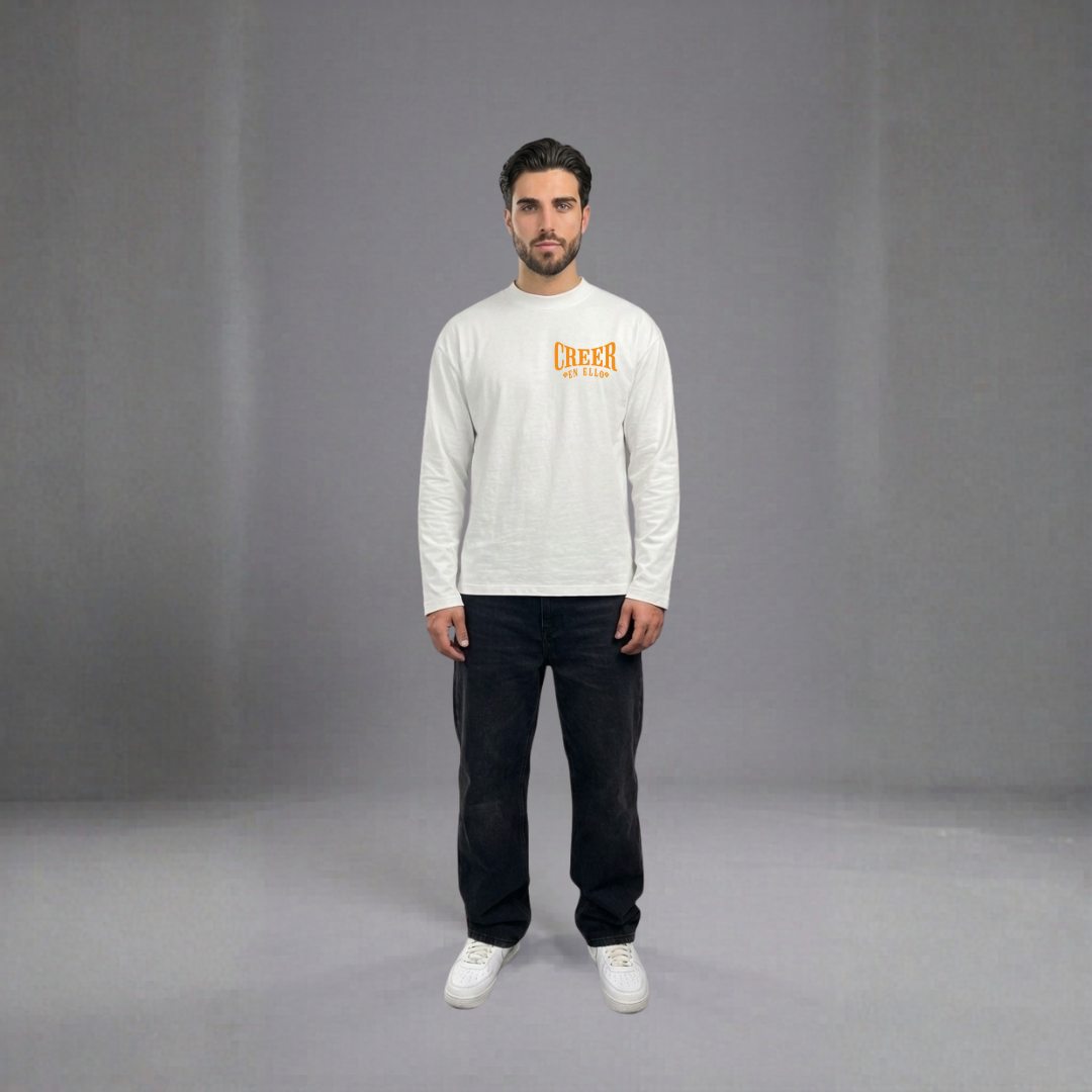 Kingsday Special - CREER EN ELLO - Longsleeve TEE White