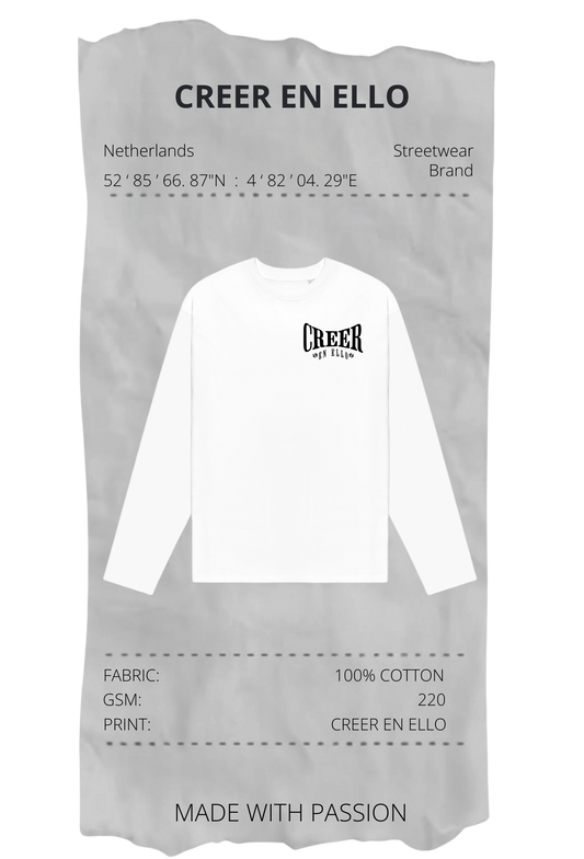 CREER EN ELLO - Longsleeve TEE White