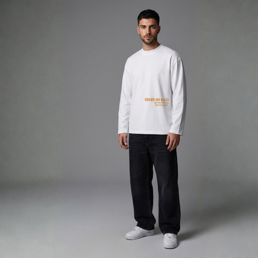 Kingsday Special - CEE X Build from the shadows - Longsleeve TEE White