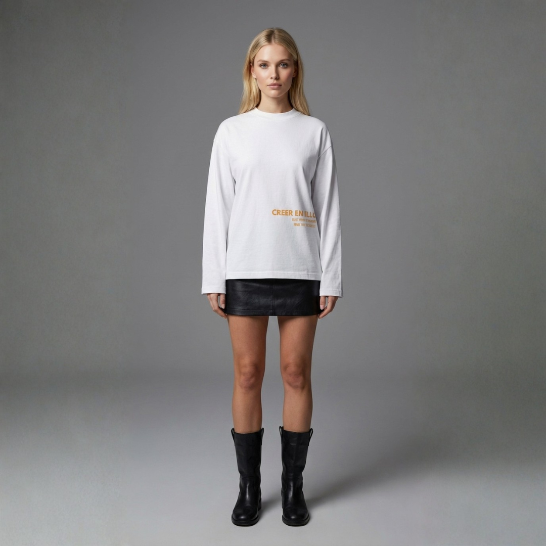 Kingsday Special - CEE X Build from the shadows - Longsleeve TEE White
