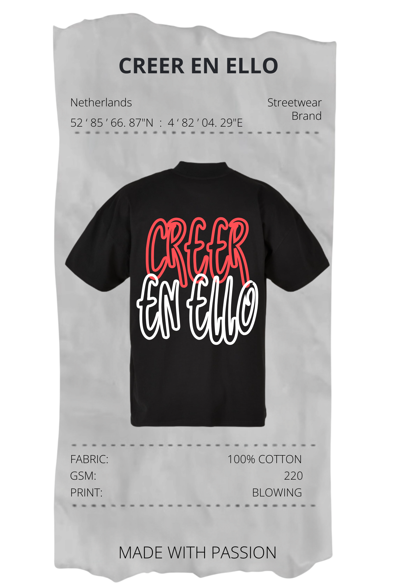 Creer en ello Blowing - Oversized T-Shirt Black