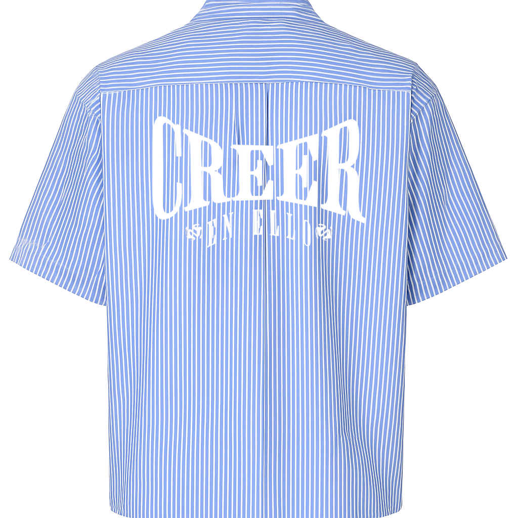 CREER EN ELLO - Boxy Shirt Light Blue