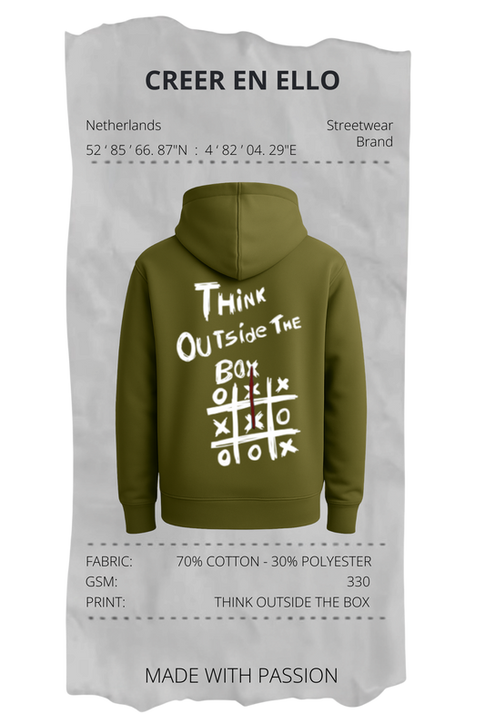CEE X Think outside the box - Hoodie Pale Olive