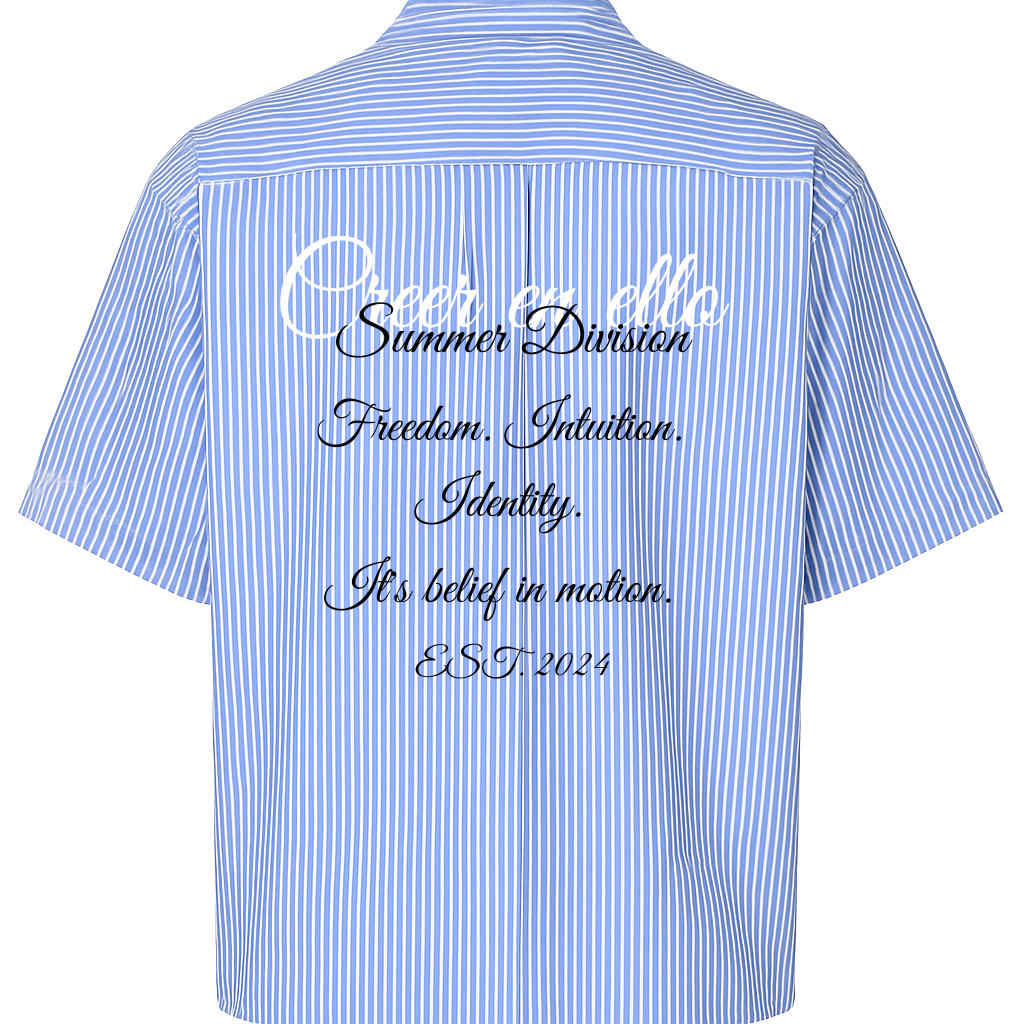CEE X SUMMER DIVISION - Boxy Shirt Light Blue