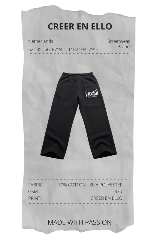 CREER EN ELLO - Track Sweatpants Black