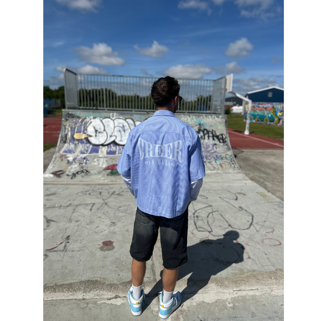 CREER EN ELLO - Boxy Shirt Light Blue
